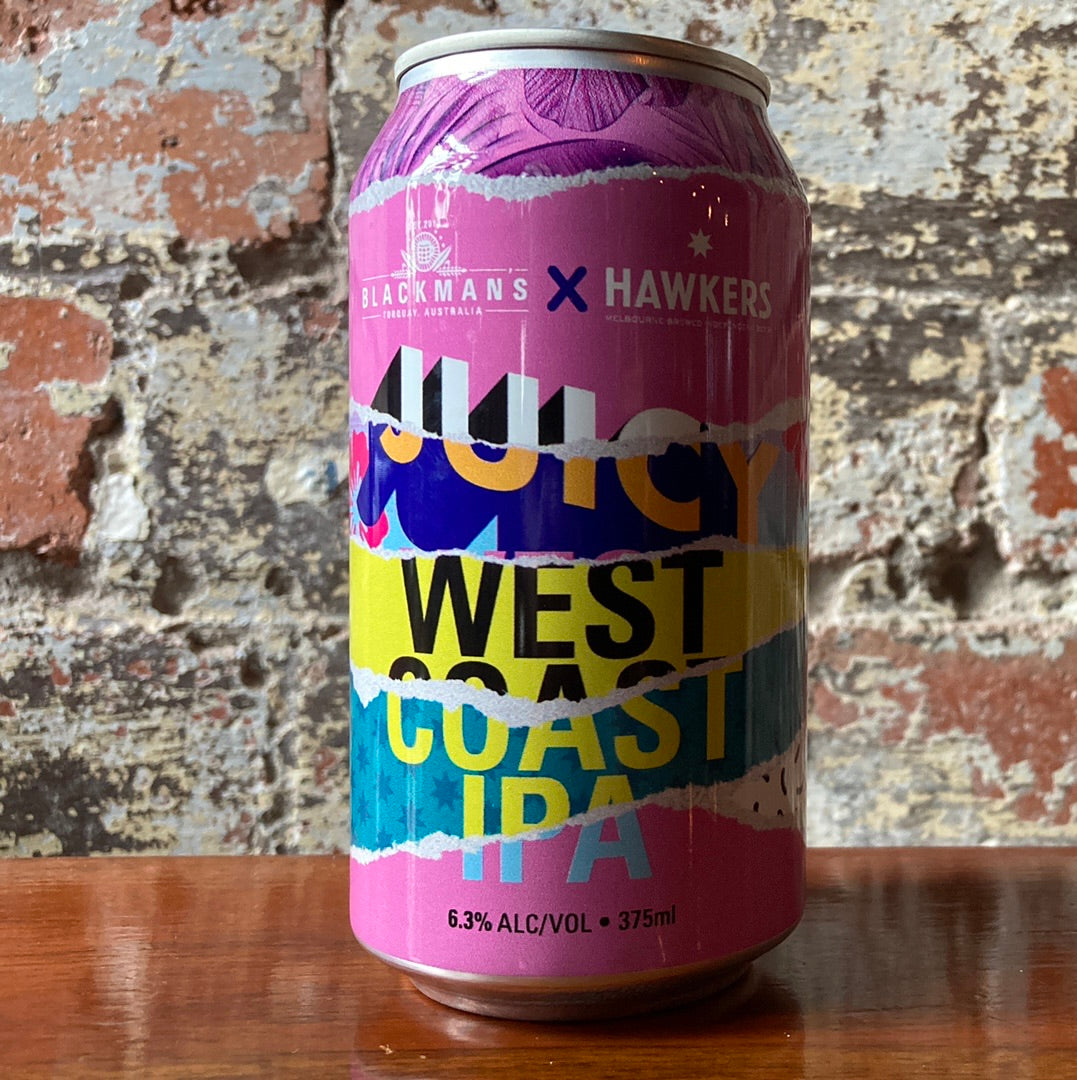 Blackman's X Hawkers Juicy West Coast Ipa – Otter's Promise