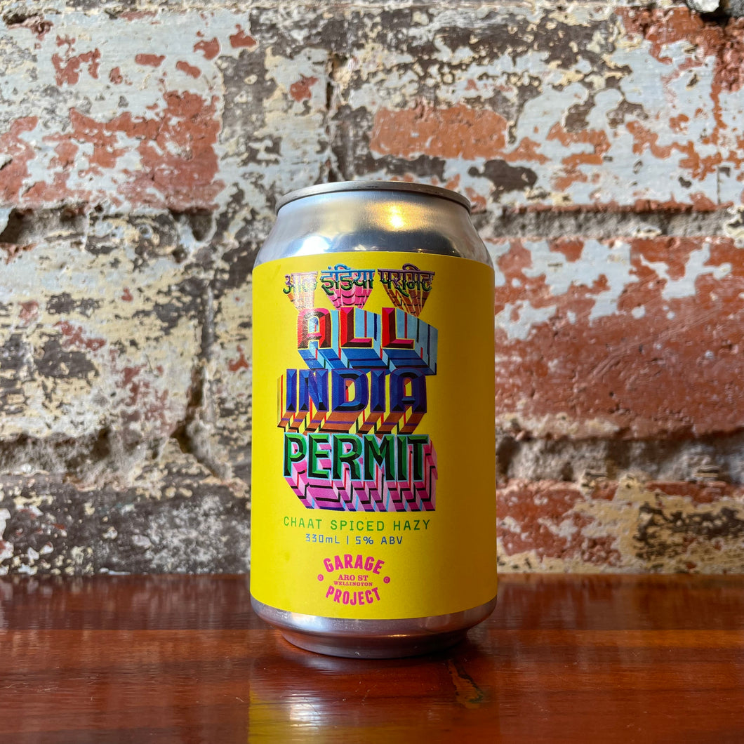 Garage Project All India Permit CHAAT SPICED HAZY PALE ALE