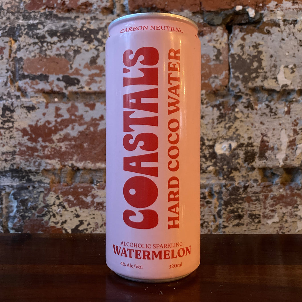 Coastals Hard Coco Water Alcoholic Sparkling Watermelonn