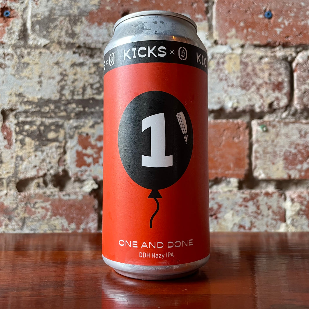 Kicks x Bracket One And Done DDH Hazy IPA