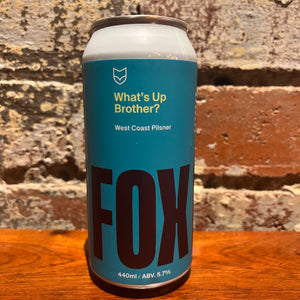 Fox Friday What’s Up Brother? West Coast Pilsner