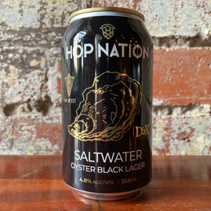 Hop Nation x Mr West Saltwater Oyster Black Lager