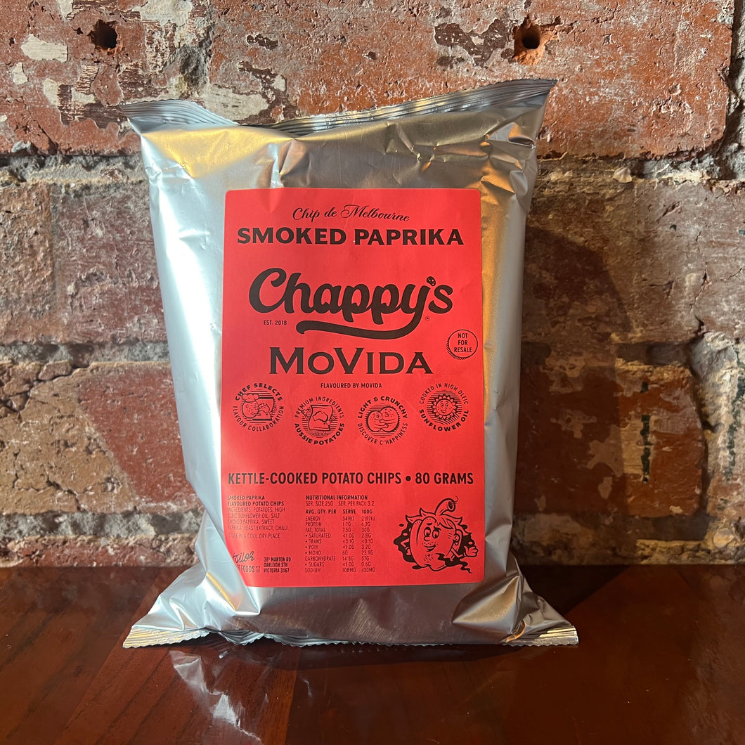 Chappy’s X Movida Smoked Paprika Kettle Chips