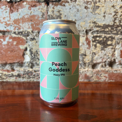 Slow Lane Peach Goddess Hazy IPA - Otter’s Promise