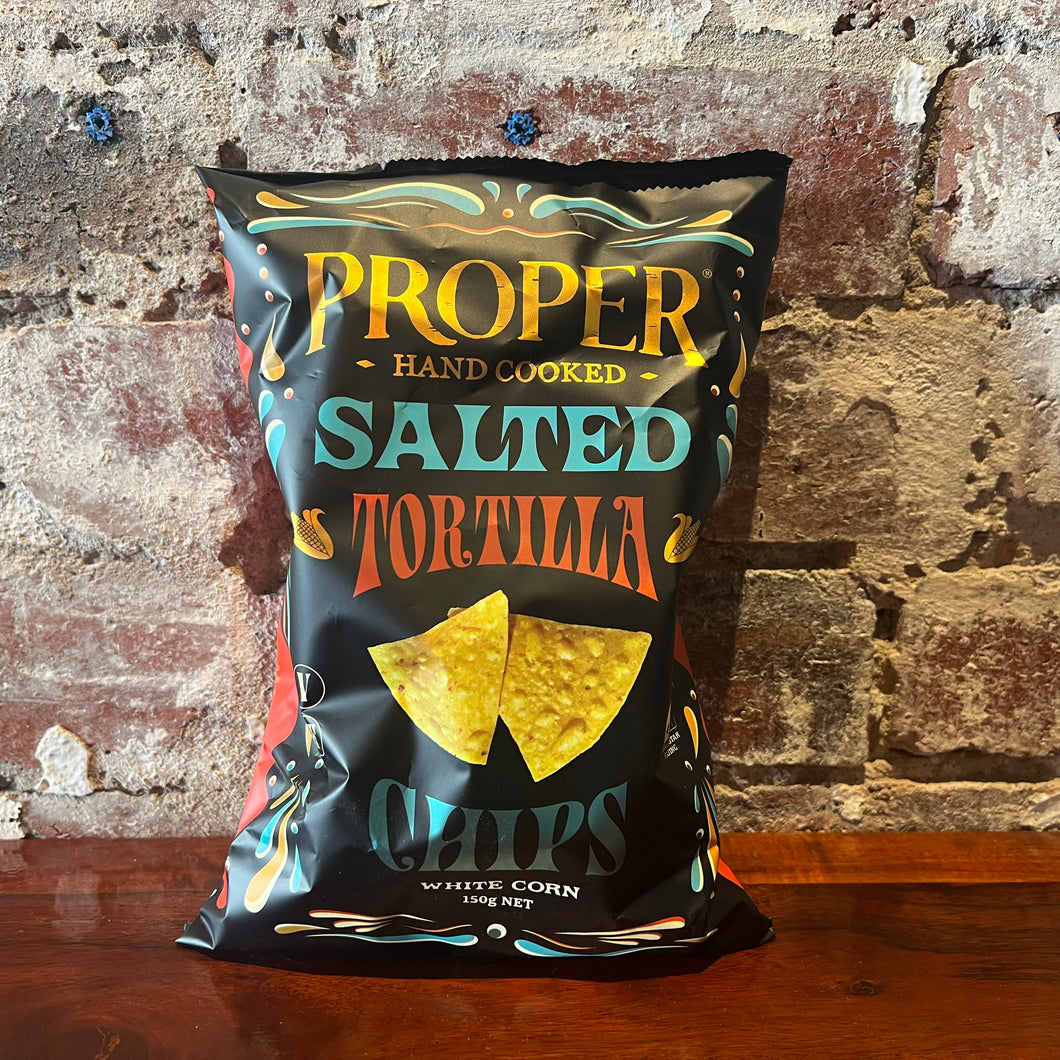 Proper Salted Stone Ground White Corn Tortilla Chips