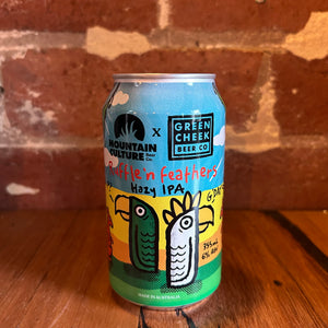 Mountain Culture x Green Cheek Ruffle’n Feathers Hazy IPA