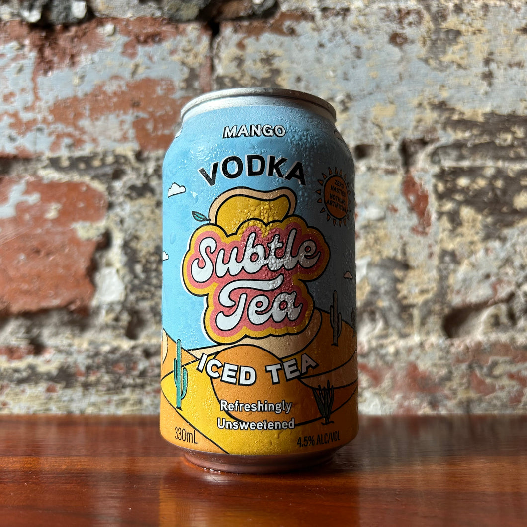 Subtle Tea Mango Vodka Hard Ice Tea