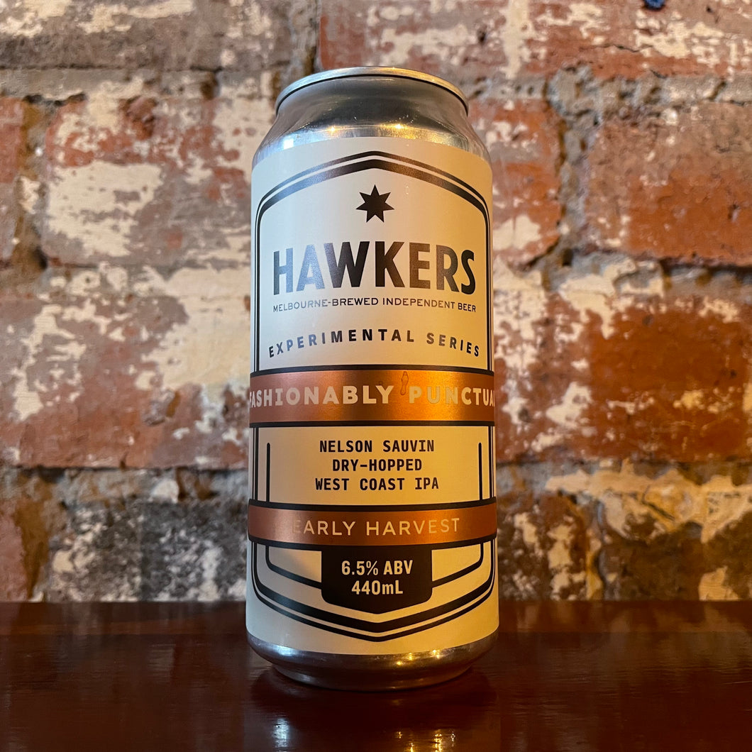 Hawkers Fashionably Punctual Early Harvest West Coast IPA