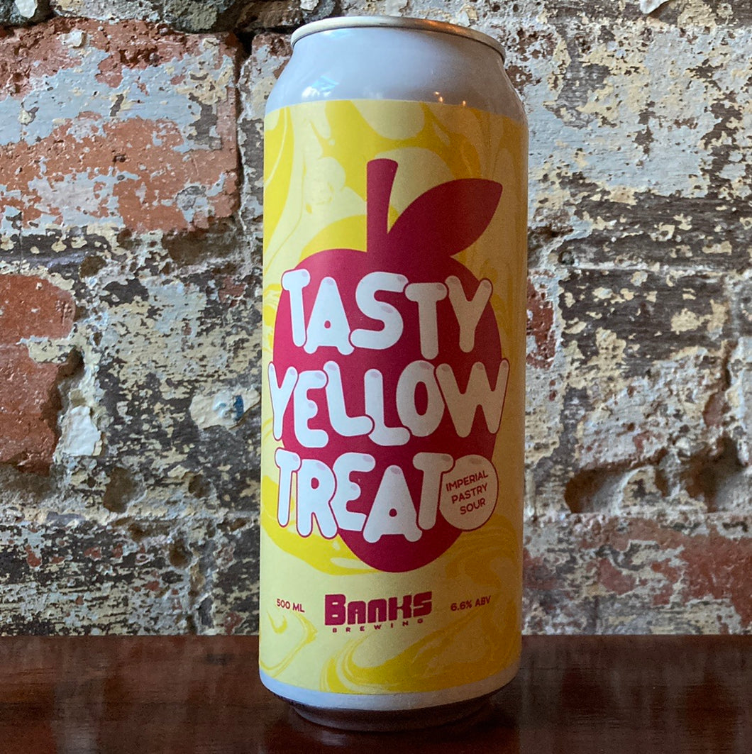 Banks Brewing Tasty Yellow Treat Mango Cheesecake Imperial Pastry Sour