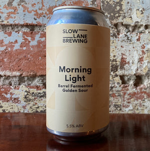 Slow Lane Morning Light Barrel Fermented Golden Sour Ale