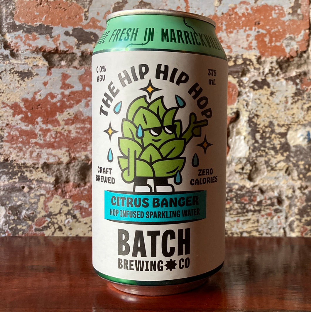 Batch The Hip Hip Hop Citrus Banger Sparkling Hop Water (Non-Alc)