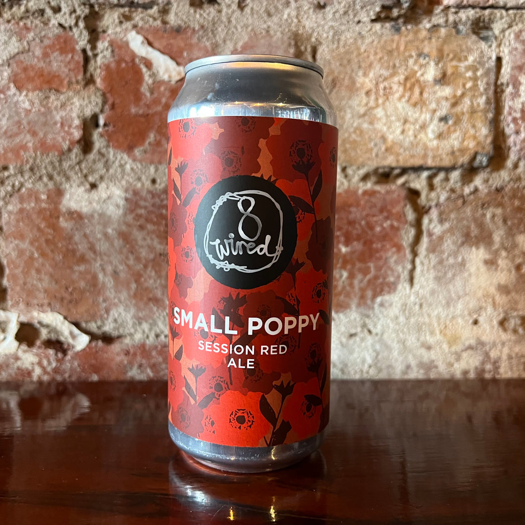 8 Wired Small Poppy Session Red Ale