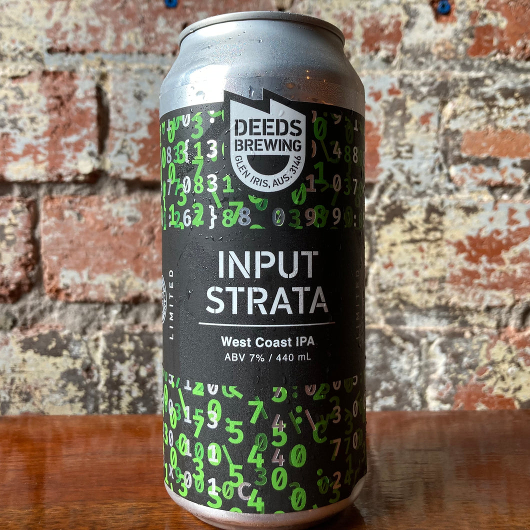 Deeds Input Strata West Coast IPA