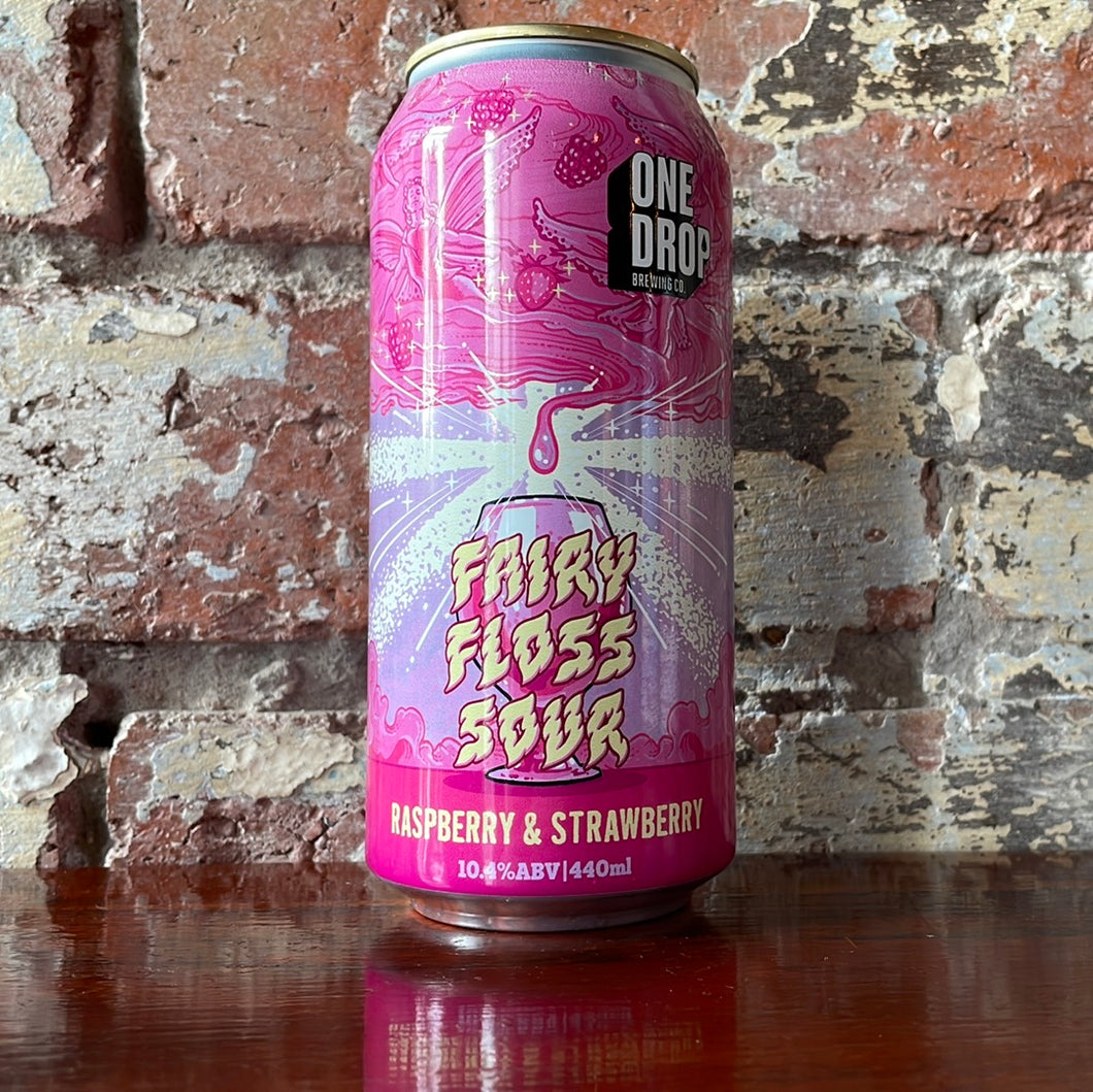 One Drop Fairy Floss Sour Raspberry & Strawberry