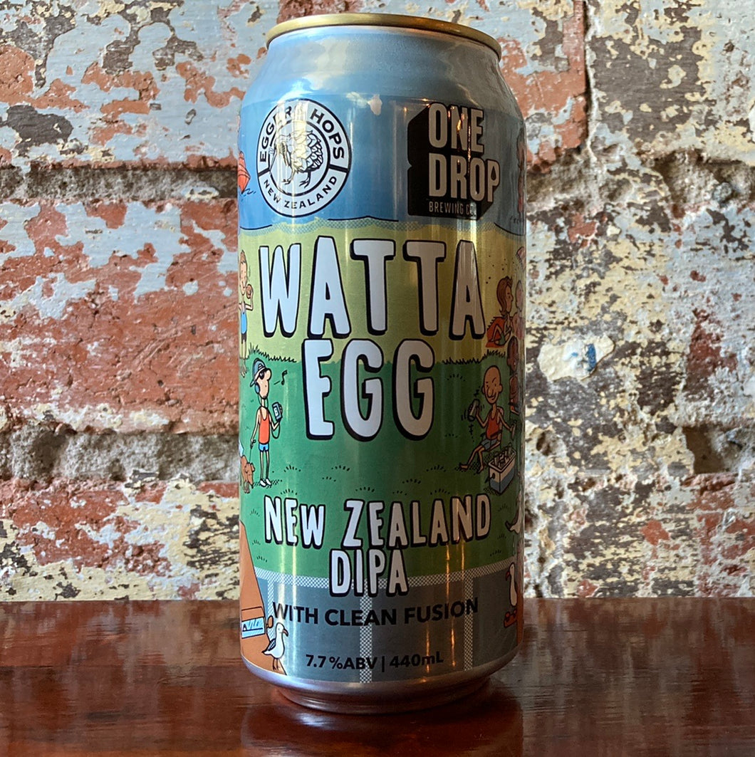 One Drop x Watta Egg New Zealand DIPA w/ Clean Fusion